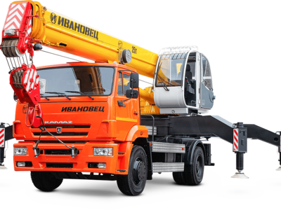 Автокран Ивановец подъем до 25 т