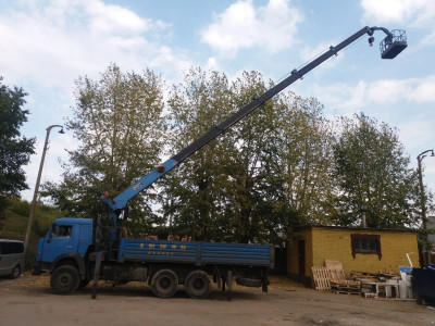 Бортовой кран манипулятор на 8 тонн