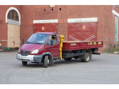 Кран-манипулятор с подъемом стрелы до 1000 кг