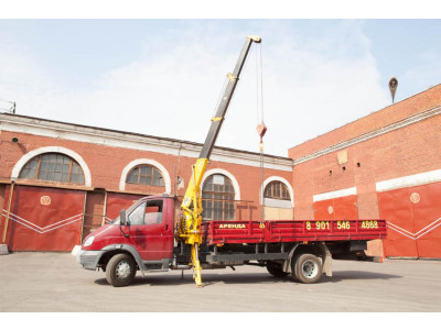 Кран манипулятор с длиной борта 5 метров